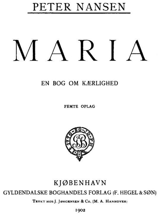 Maria En Bog om Kærlighed