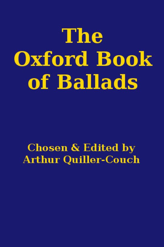 The Oxford Book of Ballads