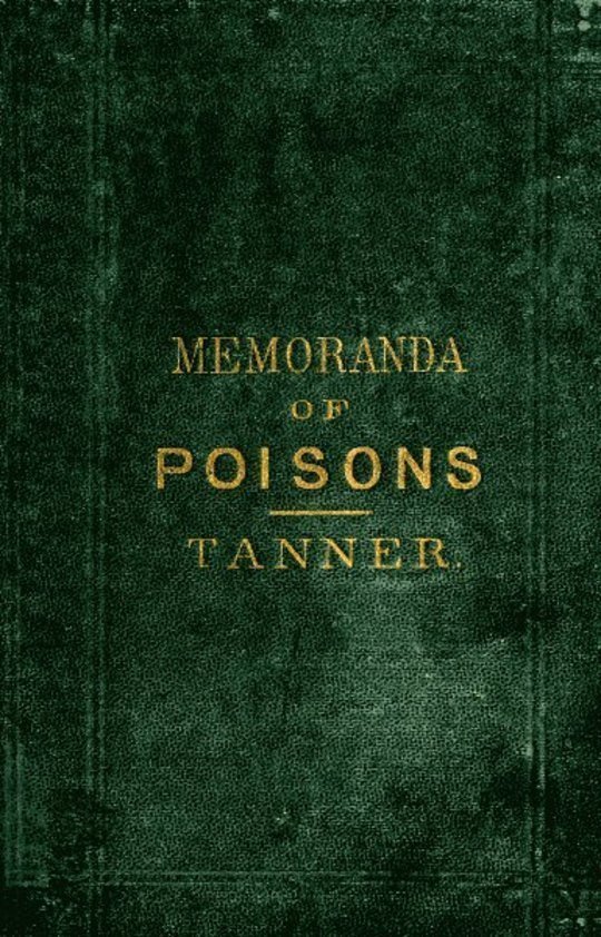 Memoranda on Poisons