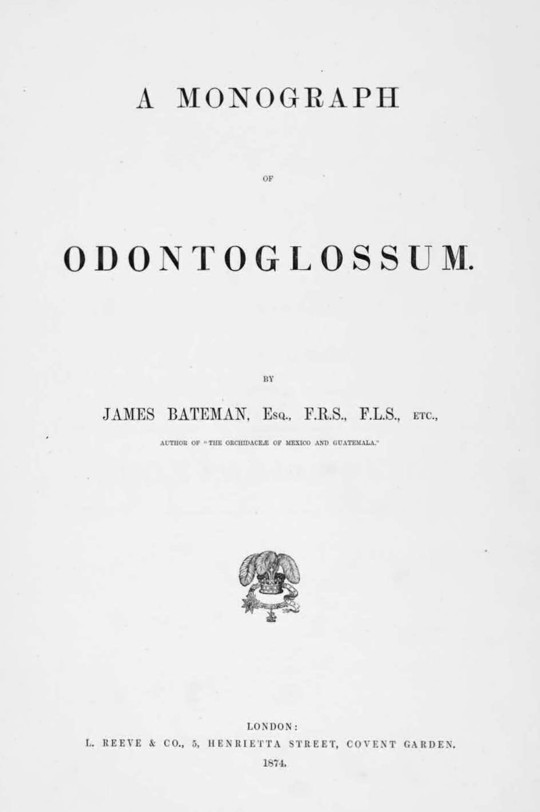 A Monograph of Odontoglossum