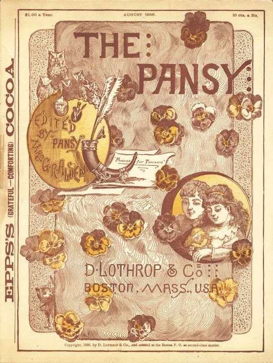 The Pansy Magazine, August 1886