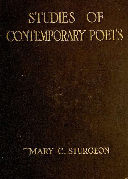 Studies of Contemporary Poets