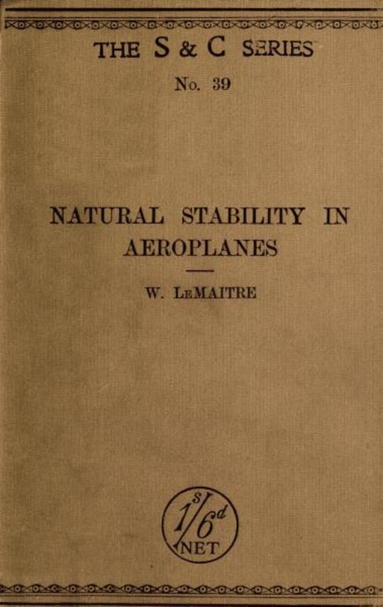 Natural Stability and the Parachute Principle in Aeroplanes