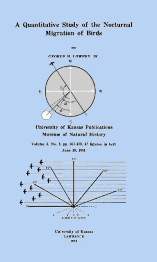 A Quantitative Study of the Nocturnal Migration of Birds