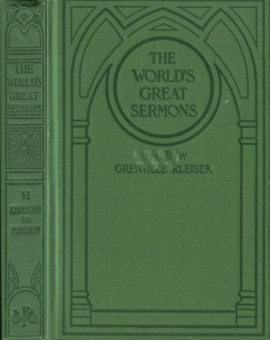 The World's Great Sermons, Volume 6: H. W. Beecher to Punshon