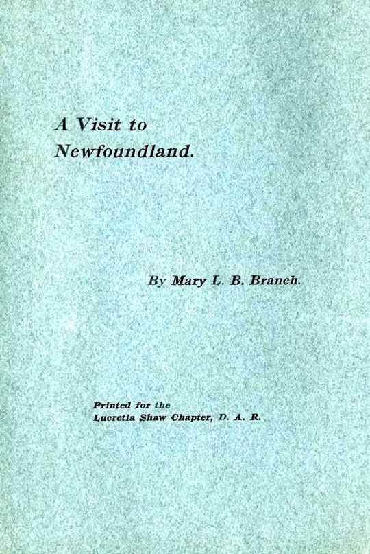 A Visit to Newfoundland