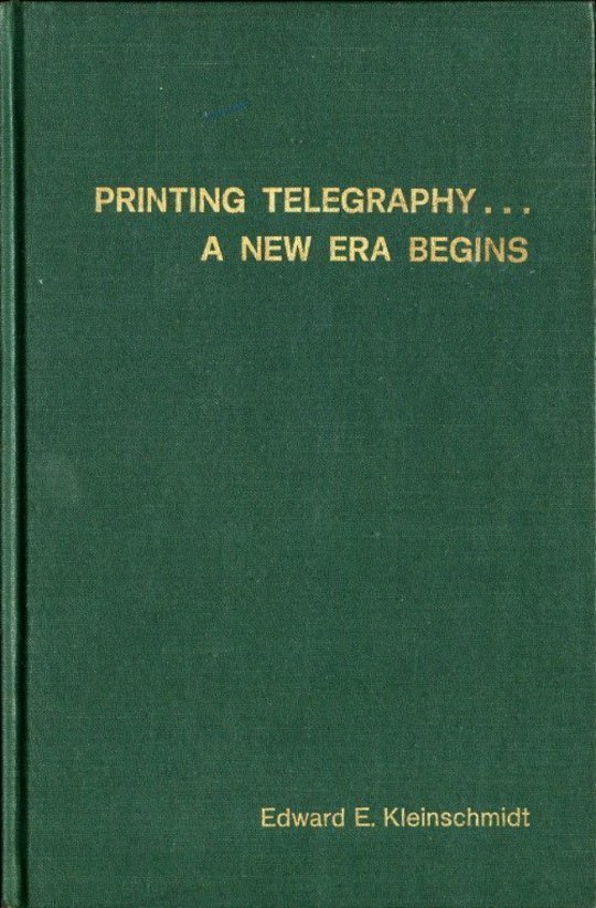 Printing Telegraphy... A New Era Begins