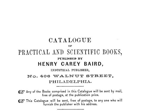 Catalogue of Practical and Scientific Books