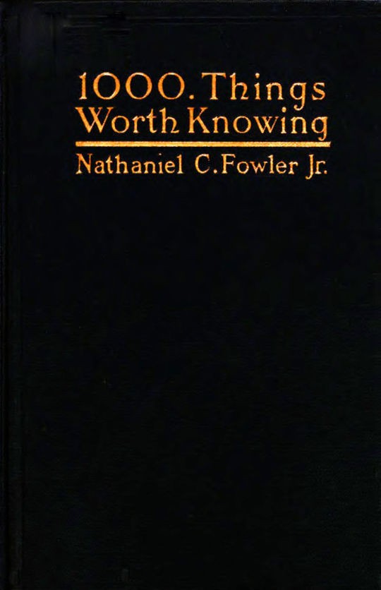 1000 Things Worth Knowing