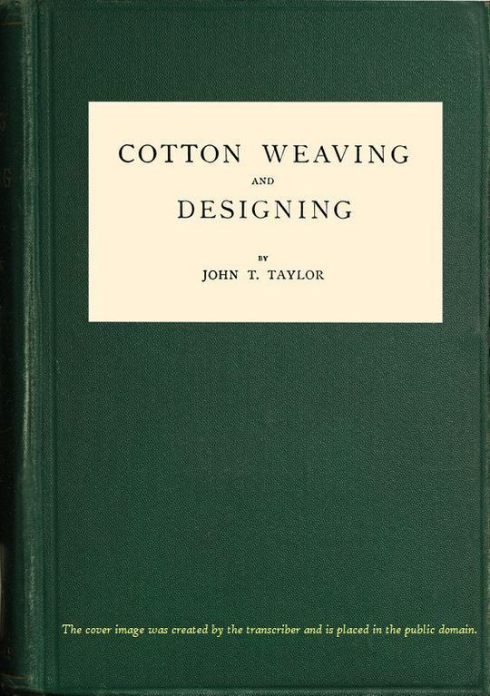 Cotton Weaving and Designing
6th Edition