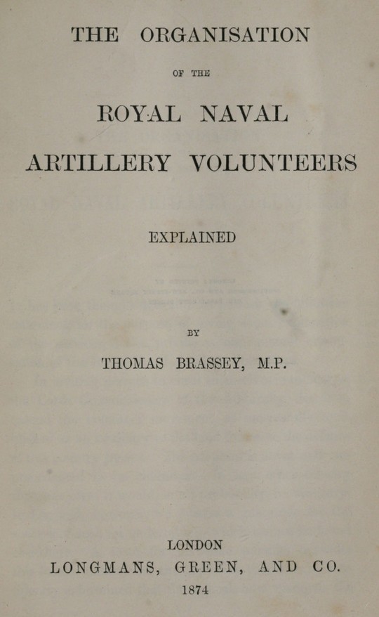 The Organisation of the Royal Naval Artillery Volunteers Explained