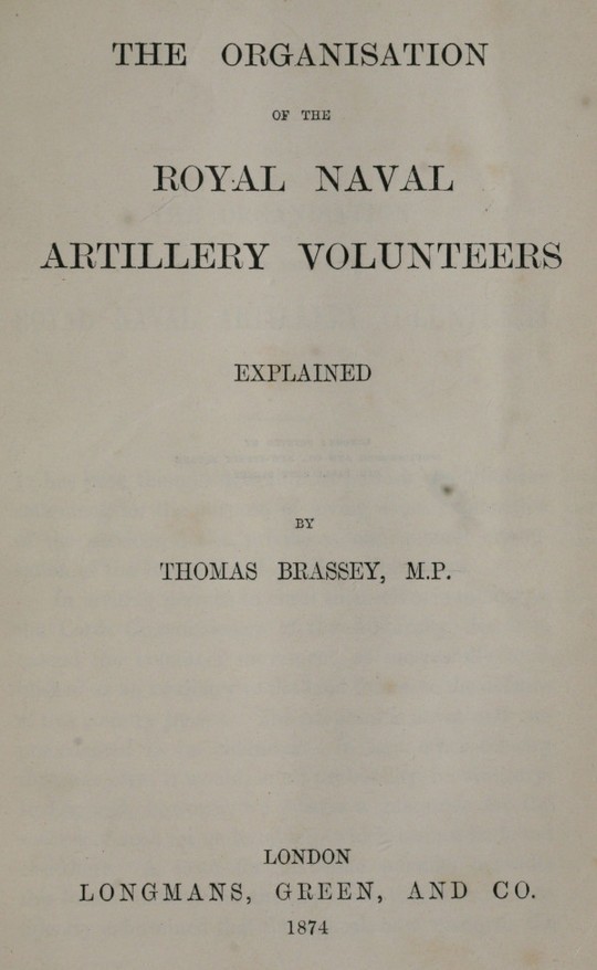 The Organisation of the Royal Naval Artillery Volunteers Explained