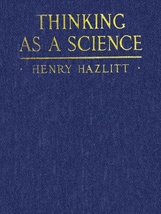 Thinking as a Science