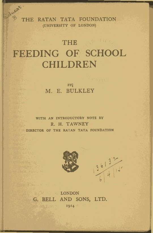 The Feeding of School Children