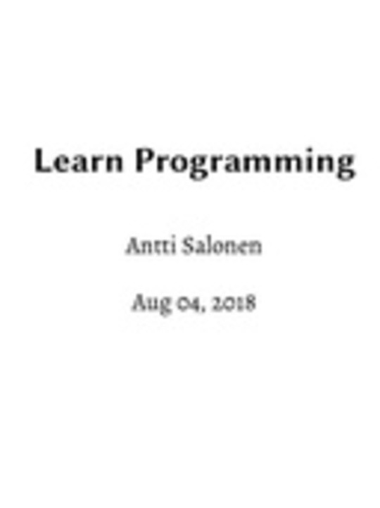 Learn Programming