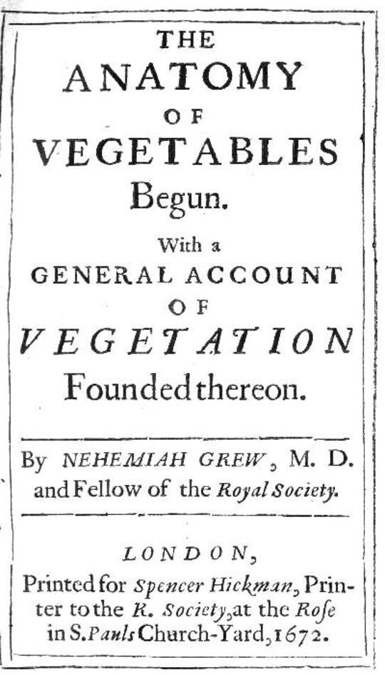 The Anatomy of Vegetables Begun
With a General Account of Vegetation founded thereon