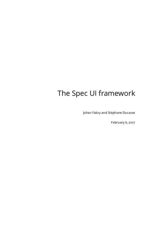 The Spec UI framework