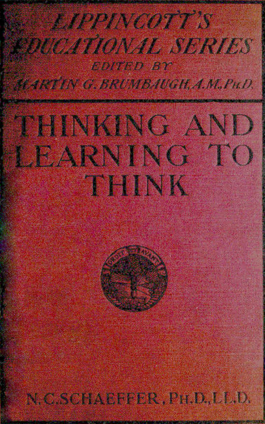 Thinking and learning to think