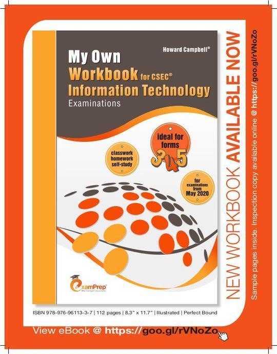 My Own Workbook for CSEC Information Technology Examinations