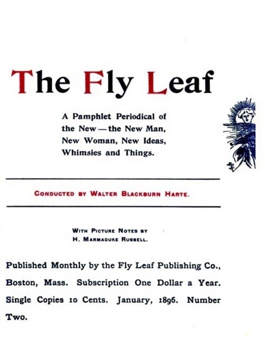 The Fly Leaf, No. 2, Vol. 1, January 1896