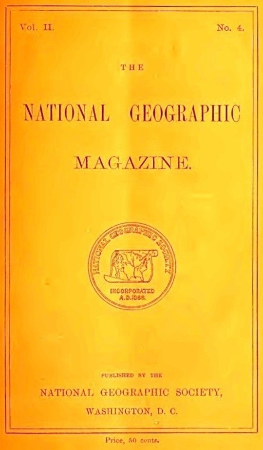 The National Geographic Magazine, Vol. II., No. 4, August, 1890