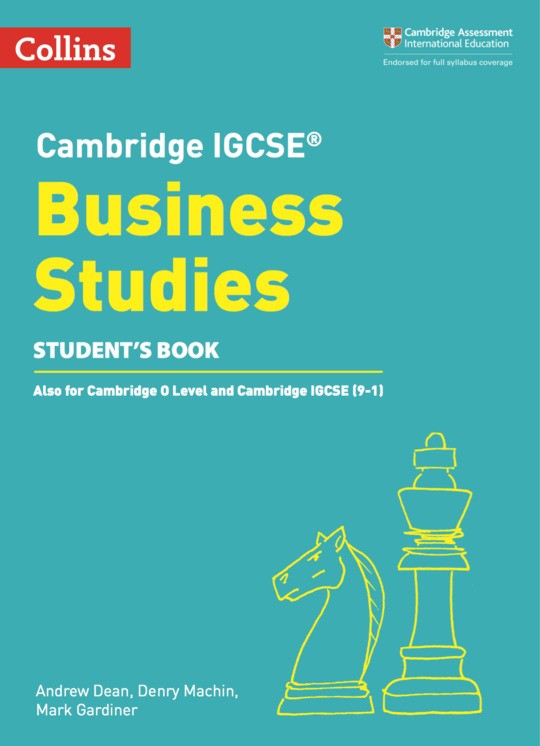 Collins Cambridge IGCSE™ Business Studies Student’s
