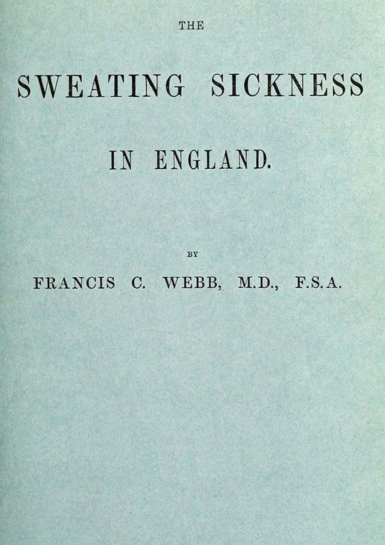 The Sweating Sickness in England