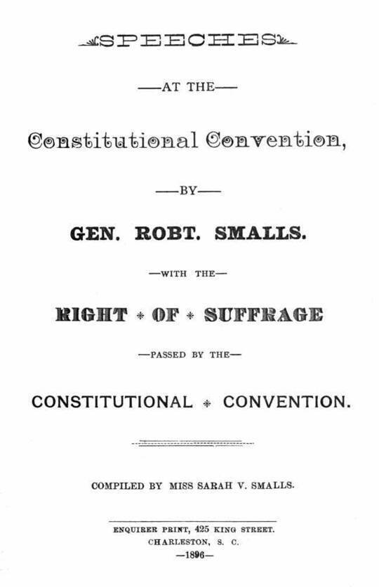 Speeches at the Constitutional Convention
With the Right of Suffrage Passed by the Constitutional Convention